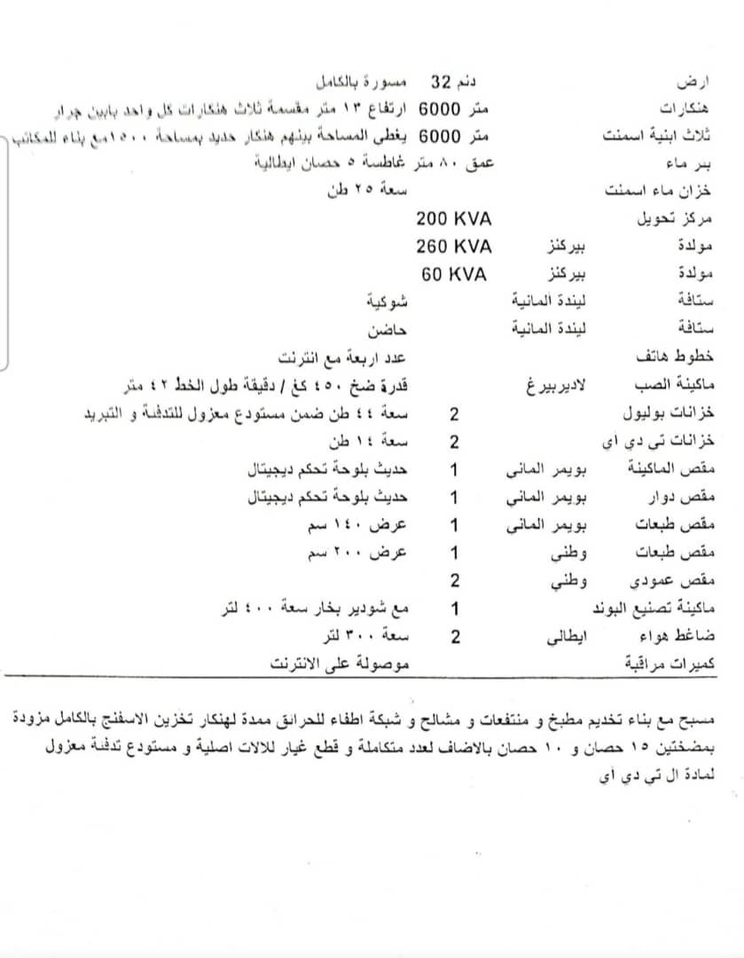 معمل إنتاج سفنج بكافة انواعه في جنوب دمشق للبيع