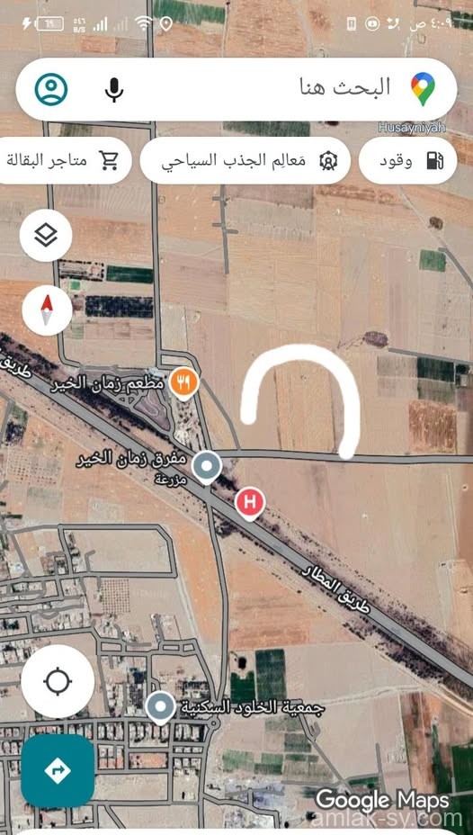 أرض 18 دنم على طريق المطار الدولي للبيع