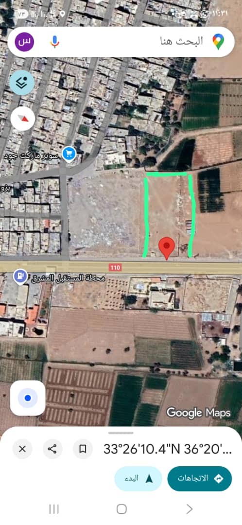 أرض 123 قصبة في السيدة زينب للبيع (787)