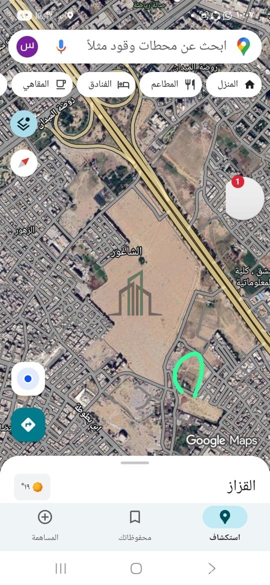 ارض 450 قصبة قبل عقدة القزاز للبيع (464)